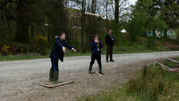 Tomahawk Throwing / Camp Pizza / Branding photo
