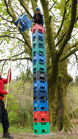 Rope & Ladder Climb / Crate Climbing / Wobbly Pole / Tyrolean photo